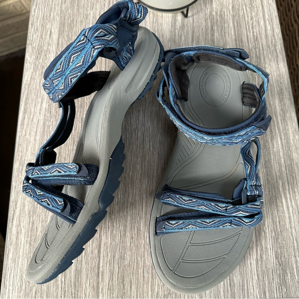 Teva Terra Fi Lite Blue Multi Print Strappy Water Trail
Hiking Sandal 9 - Picture 6 of 6